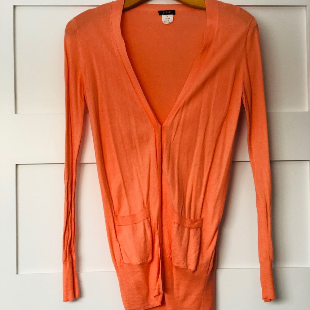 Peach cardigan